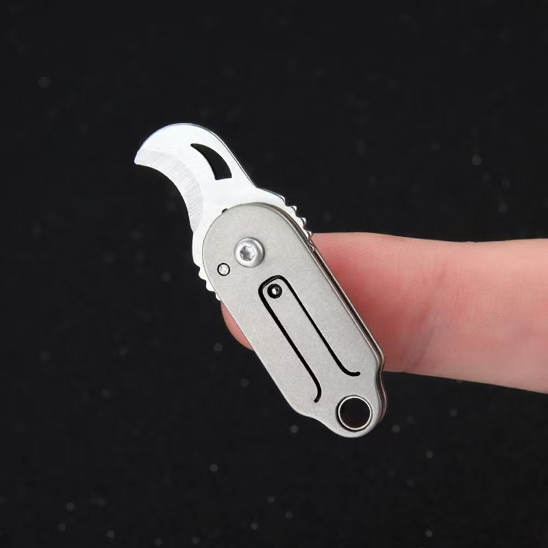 Storage - MINI Titanium Alloy Folding Knife Outdoor