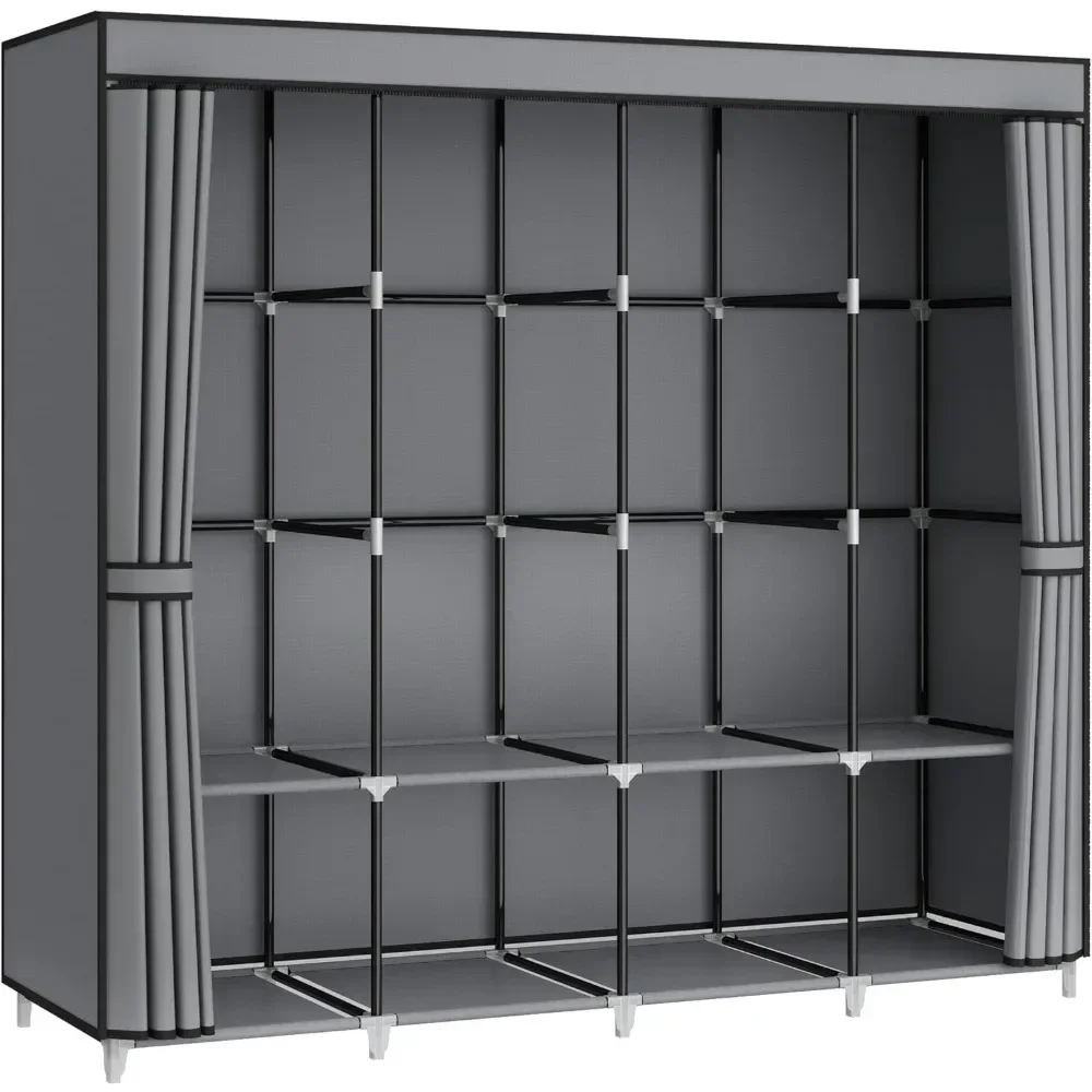 &67 Inch Portable Closet Wardr - огляд і ціна Wardrobe Closet Portable Fabric Cover