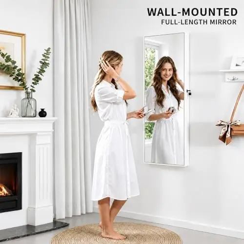 with Full Length Mirror, 6 Aut - огляд і ціна Full Length Mirror Jewelry Armoire
