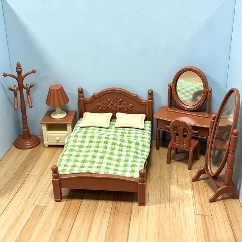 New Doll House Miniature Furni - огляд і ціна Bedroom Furniture