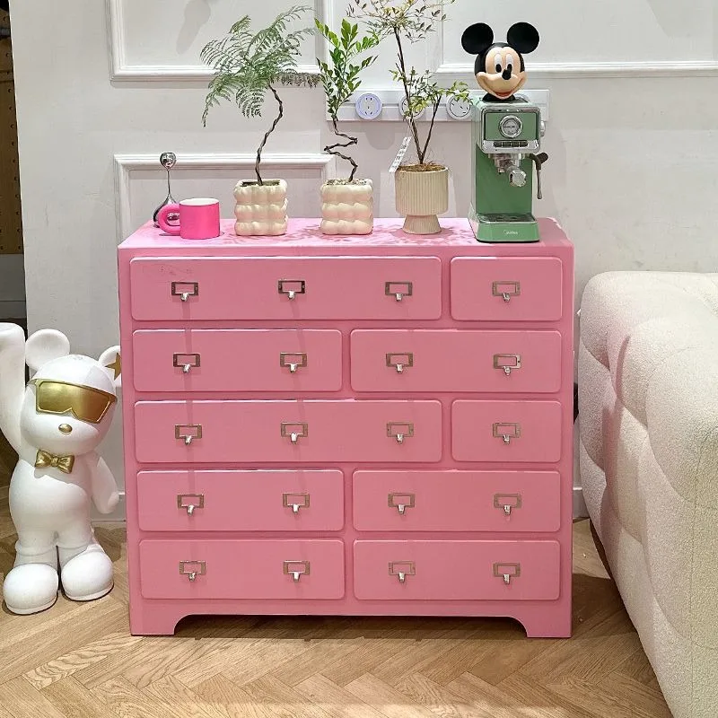 Pink solid wood ten chest cabi - огляд і ціна Storage