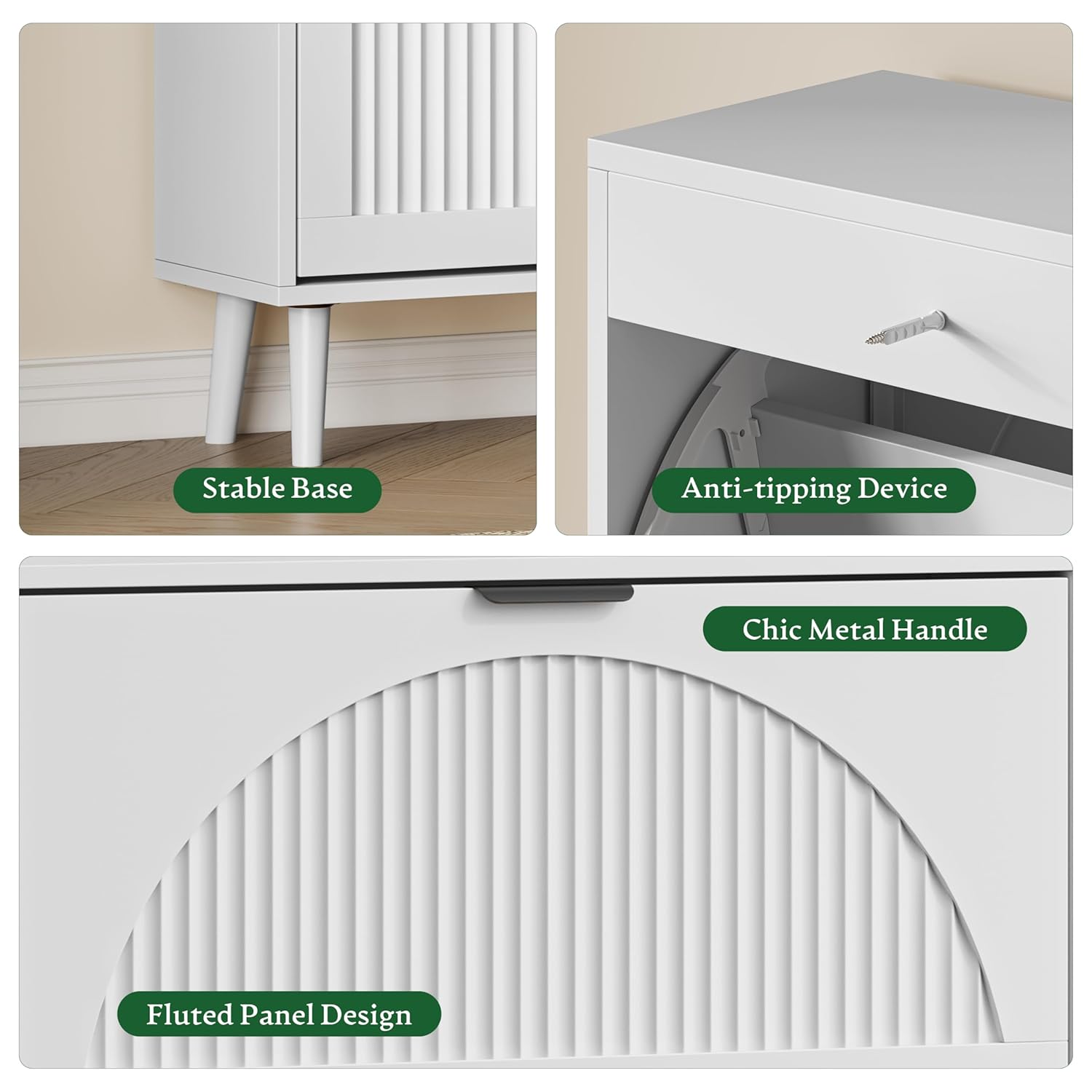 Shoe Cabinet 3 Flip Drawers, 5 - огляд і ціна Shoe Rack Cabinet Narrow Entryway