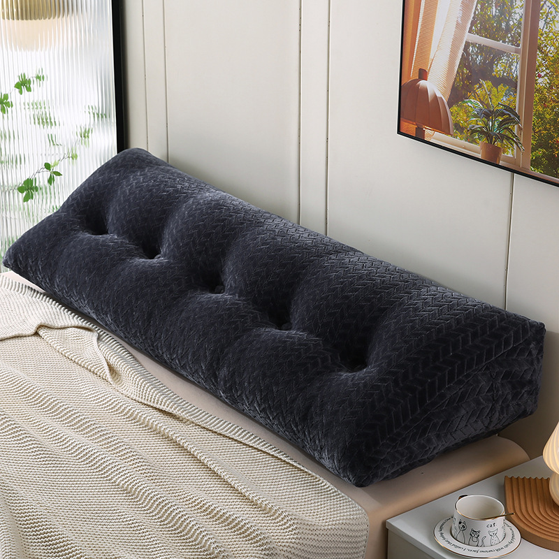 Bed Rest Pillow Solid Color La - огляд і ціна Headboard Cushion Backrest Tatami