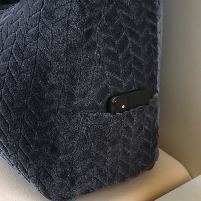 Bed Rest Pillow Solid Color La - огляд і ціна Headboard Cushion Backrest Tatami