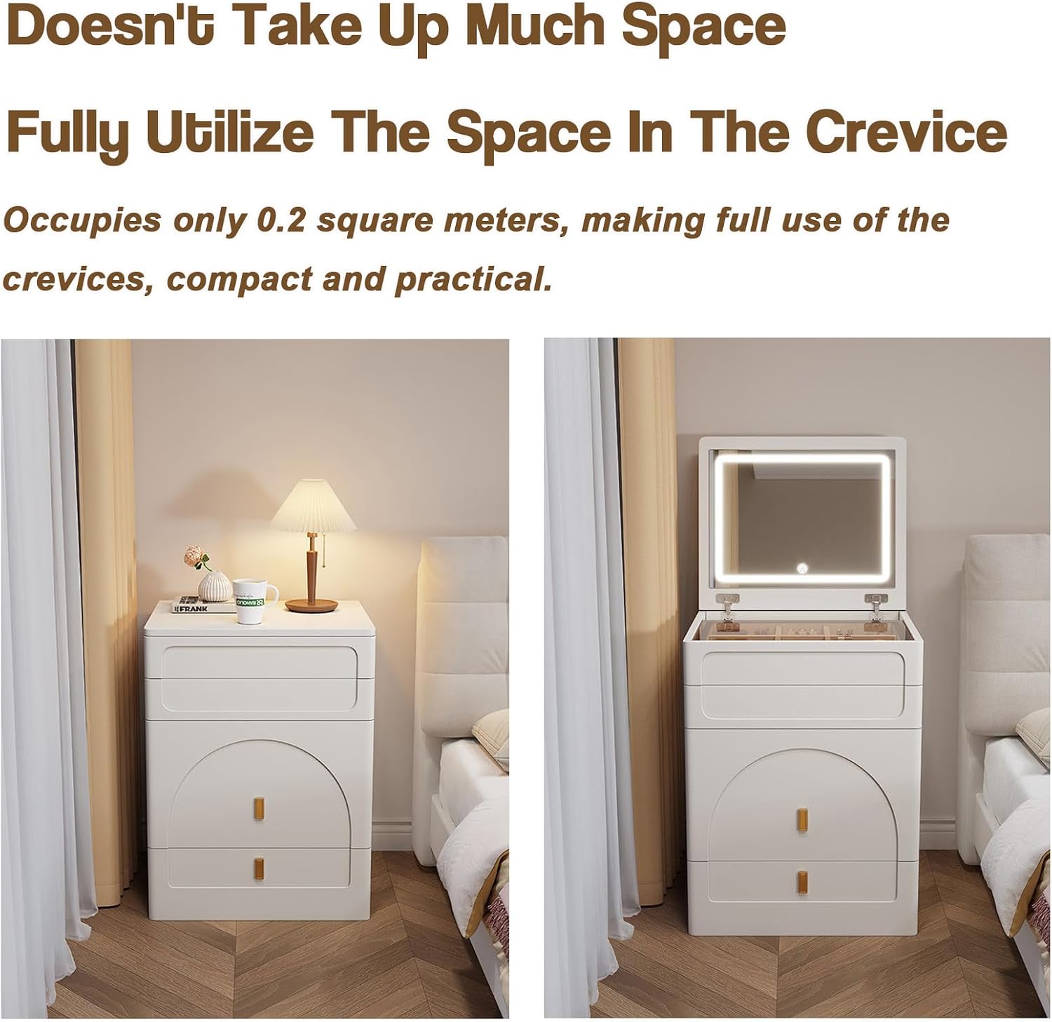 3 in 1 Vanity Desk with Mirror - огляд і ціна Dressing Table Vanity With Lighted Mirror