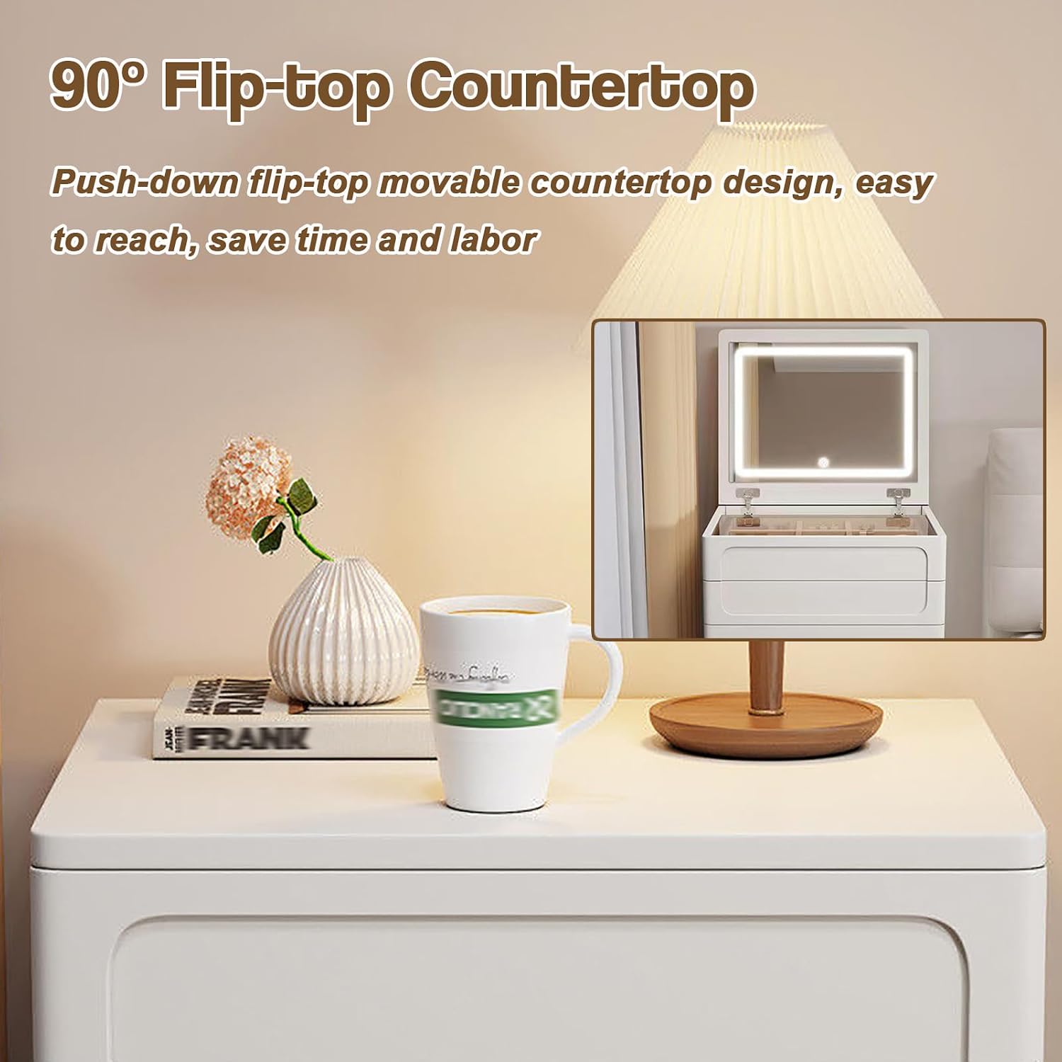3 in 1 Vanity Desk with Mirror - огляд і ціна Dressing Table Vanity With Lighted Mirror