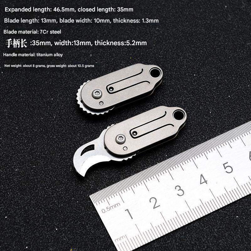 MINI Titanium Alloy Folding Kn - огляд і ціна Storage