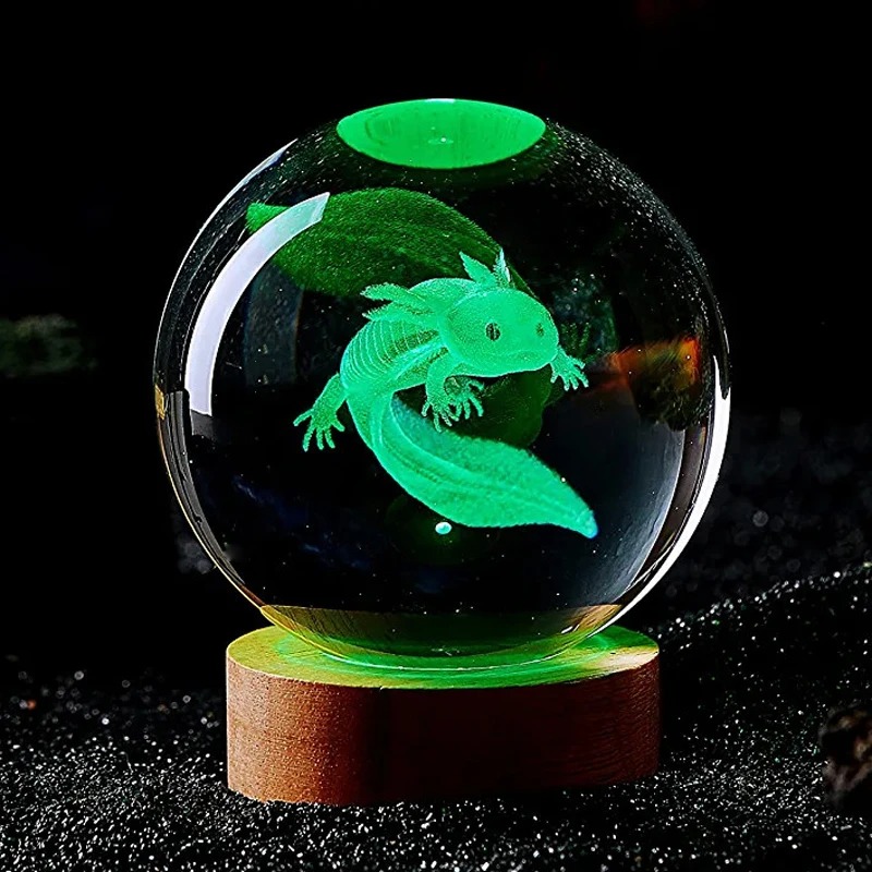 D2 3D Axolotl Lamp Engraved Cr - огляд і ціна Floating Nightstand With Led Light