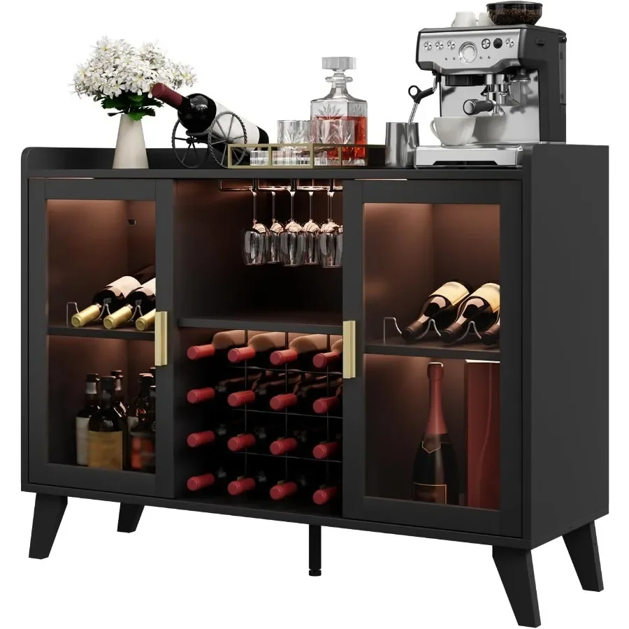 Bar Cabinet with LED Lights fo - огляд і ціна Storage