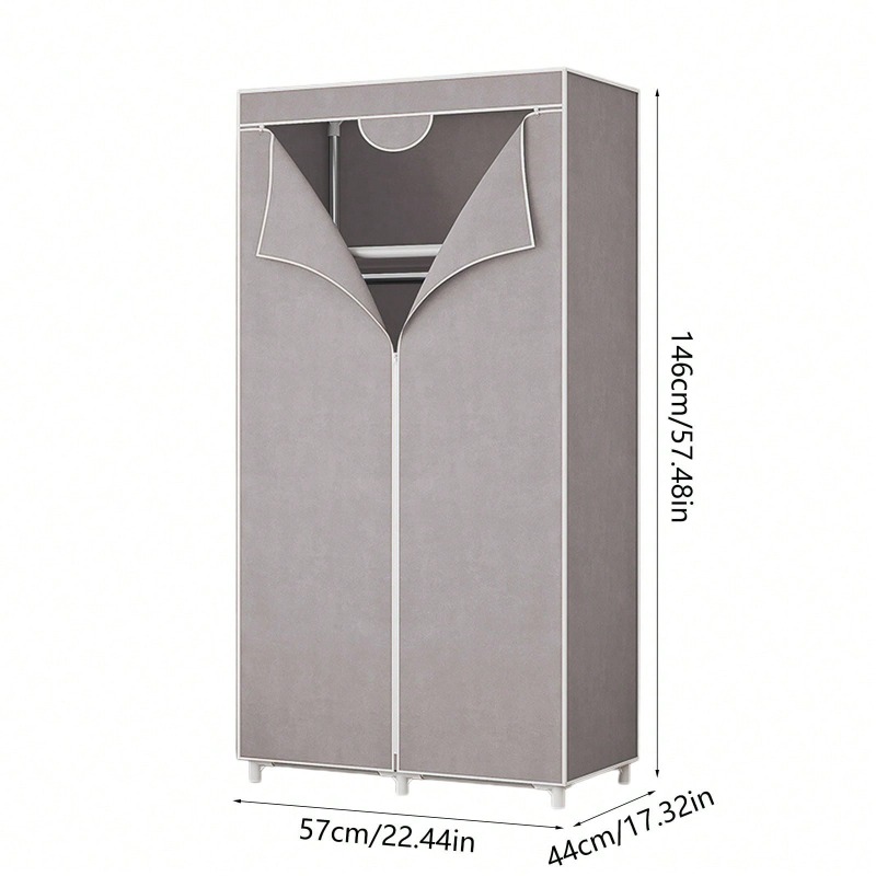 Red/Gray/Blue/Coffee Portable  - огляд і ціна Wardrobe Closet Portable Fabric Cover