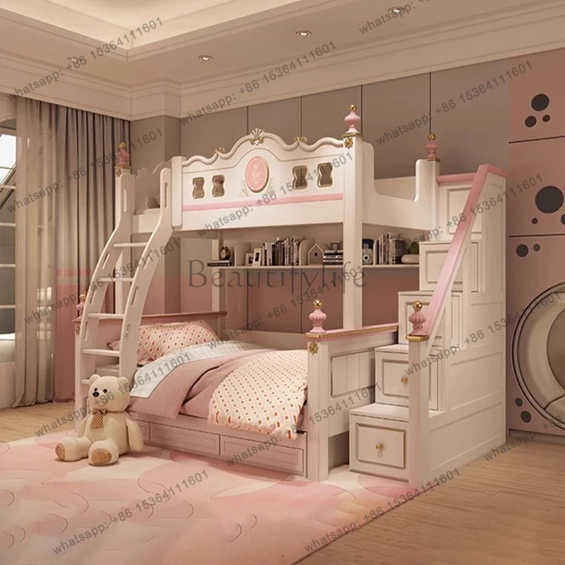 PG modern luxury bases master  - огляд і ціна Bunk Bed With Stairs And Slide