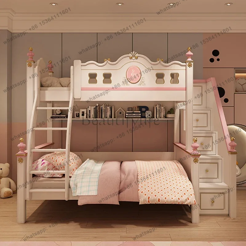 PG modern luxury bases master  - огляд і ціна Bunk Bed With Stairs And Slide
