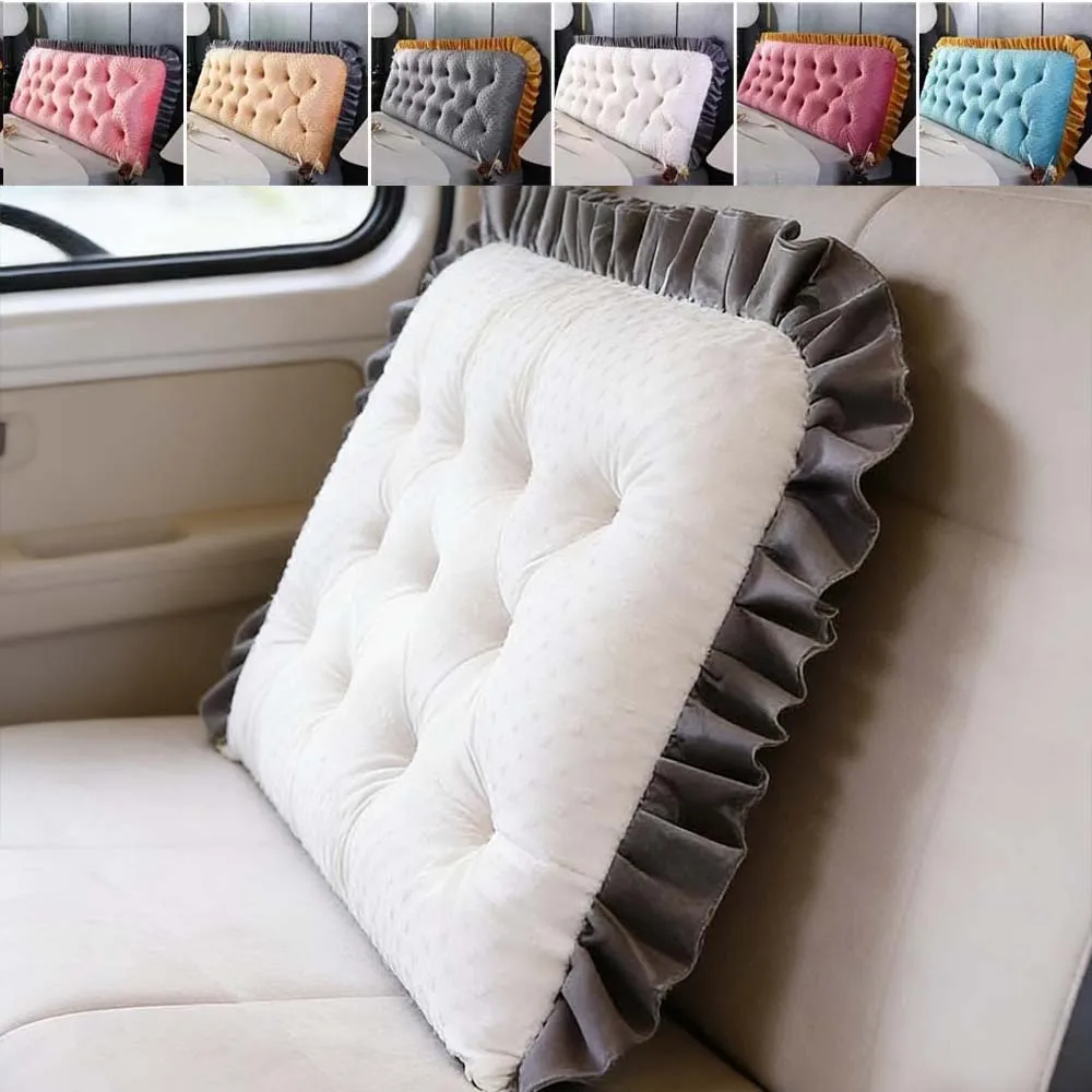 Ruffled Edge Headboard Pillow  - огляд і ціна Headboard Cushion Backrest Tatami