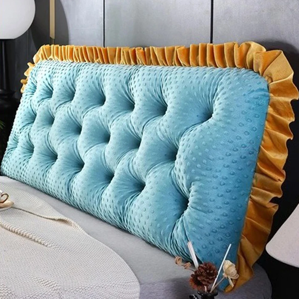 Ruffled Edge Headboard Pillow  - огляд і ціна Headboard Cushion Backrest Tatami