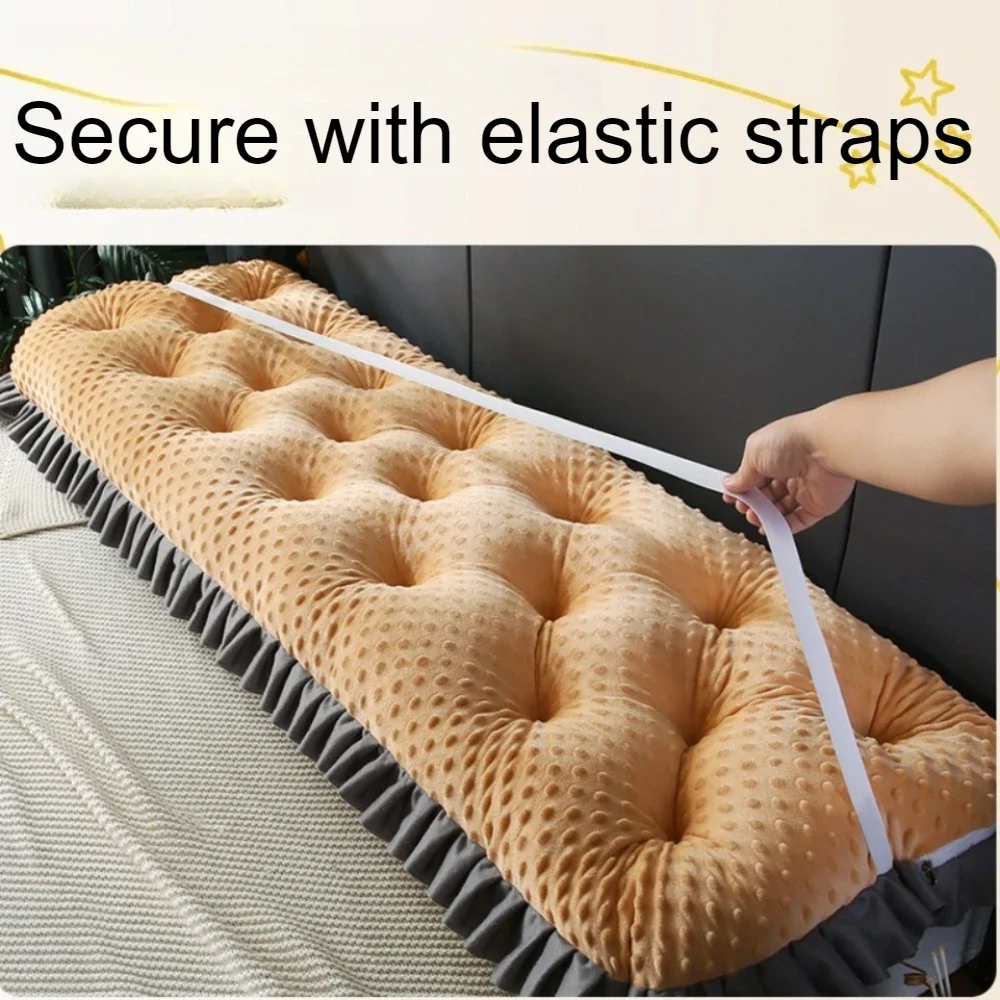 Ruffled Edge Headboard Pillow  - огляд і ціна Headboard Cushion Backrest Tatami