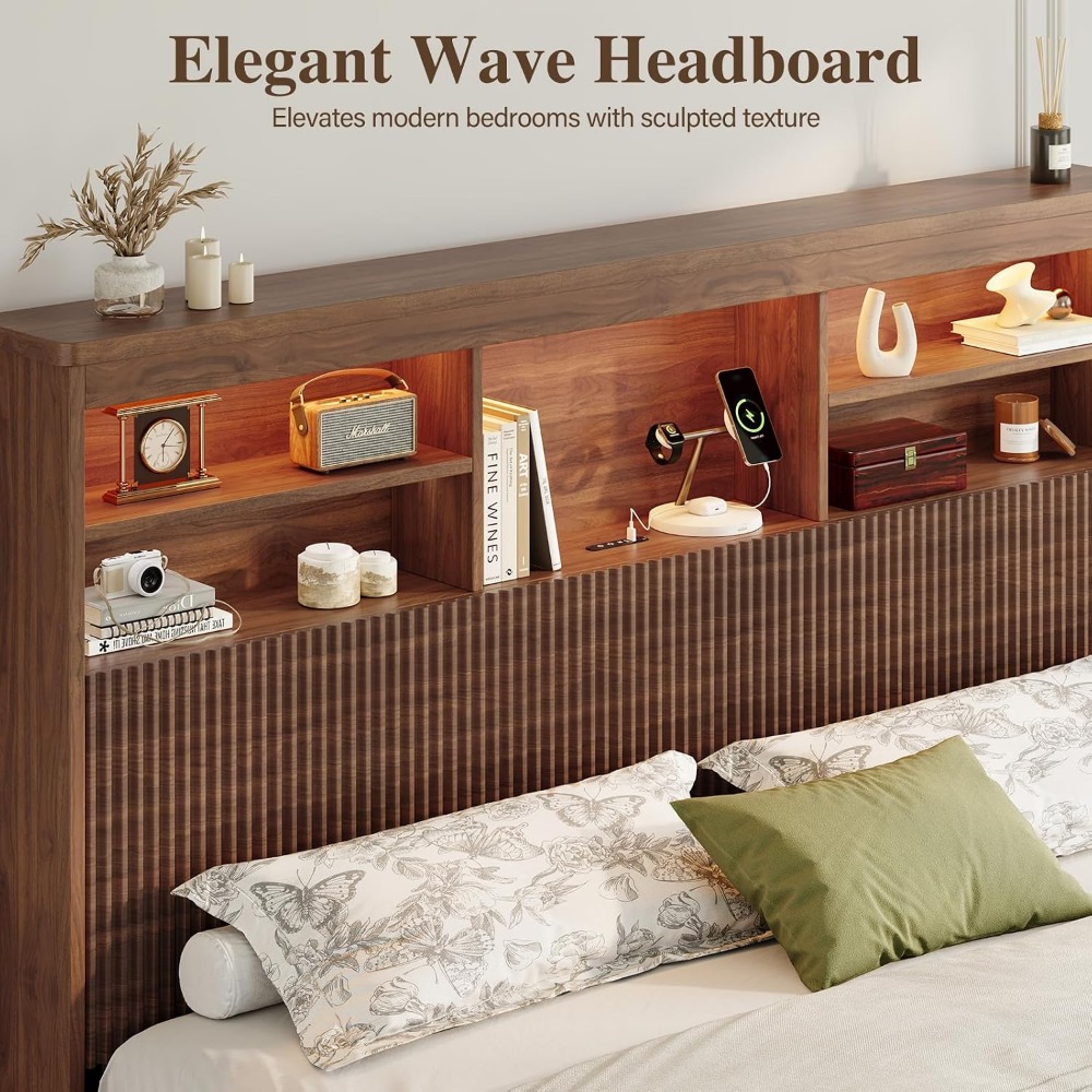 King Size Bed Frame with 4 Sto - огляд і ціна King Size Bed Frame With Storage Drawers
