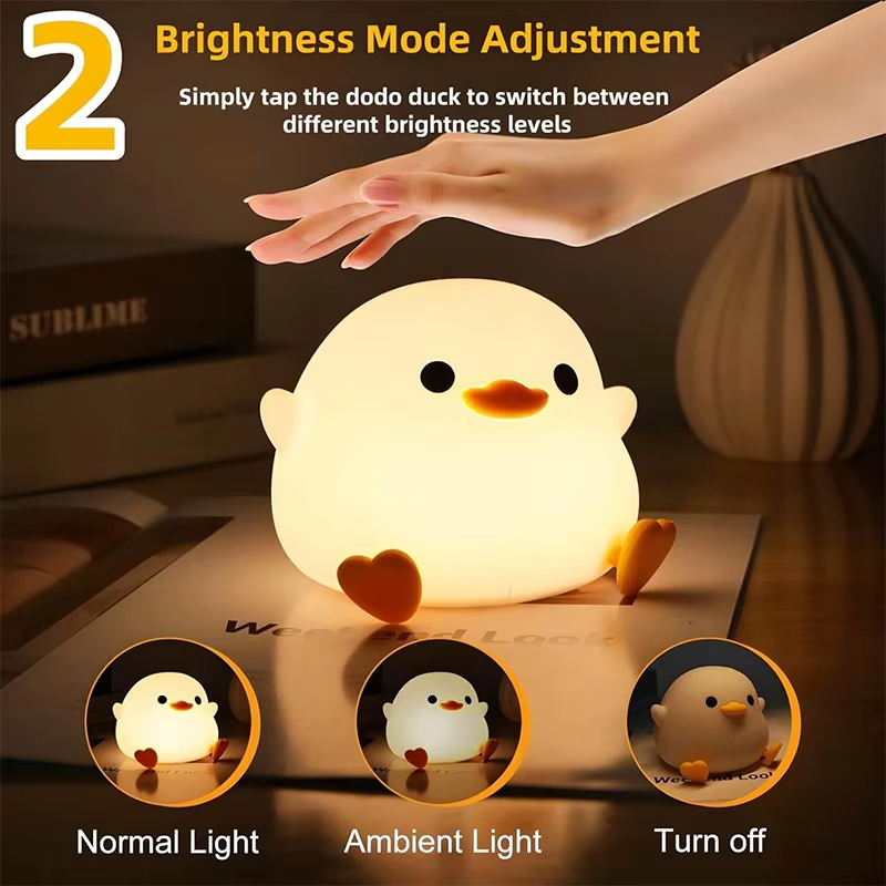LED Night Light Cute Duck Cart - огляд і ціна Floating Nightstand With Led Light