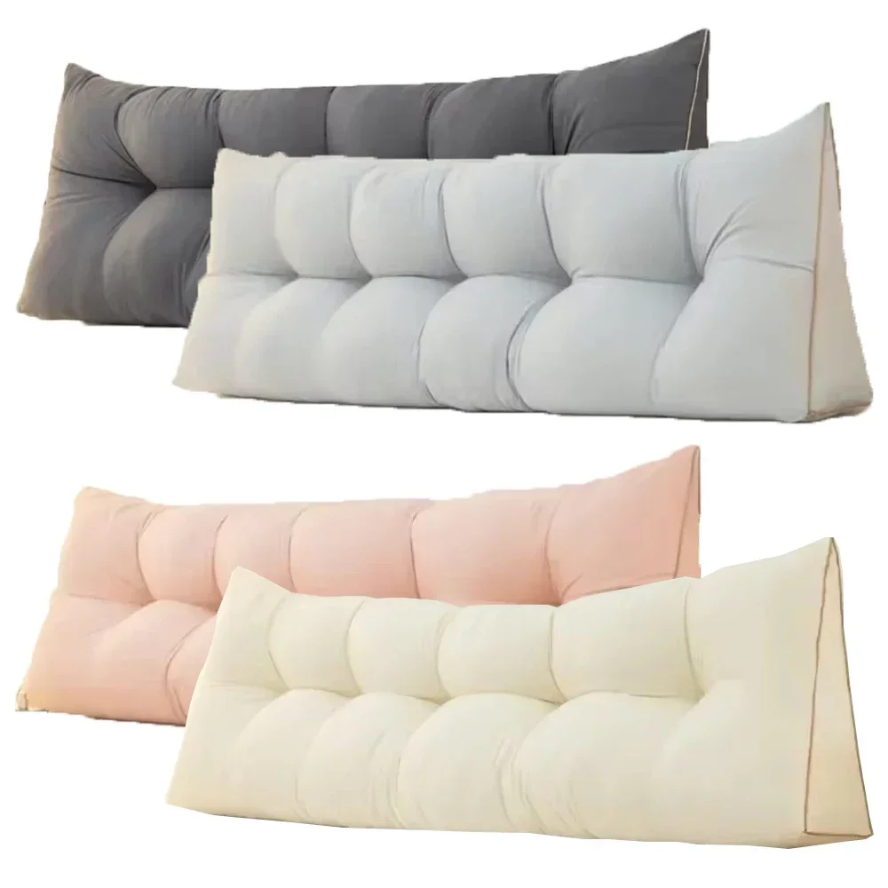 Large Bedside Cushions Triangu - огляд і ціна Headboard Cushion Backrest Tatami